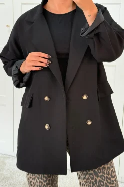 New A-bee Daphne Blazer Black