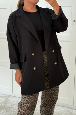 New A-bee Daphne Blazer Black