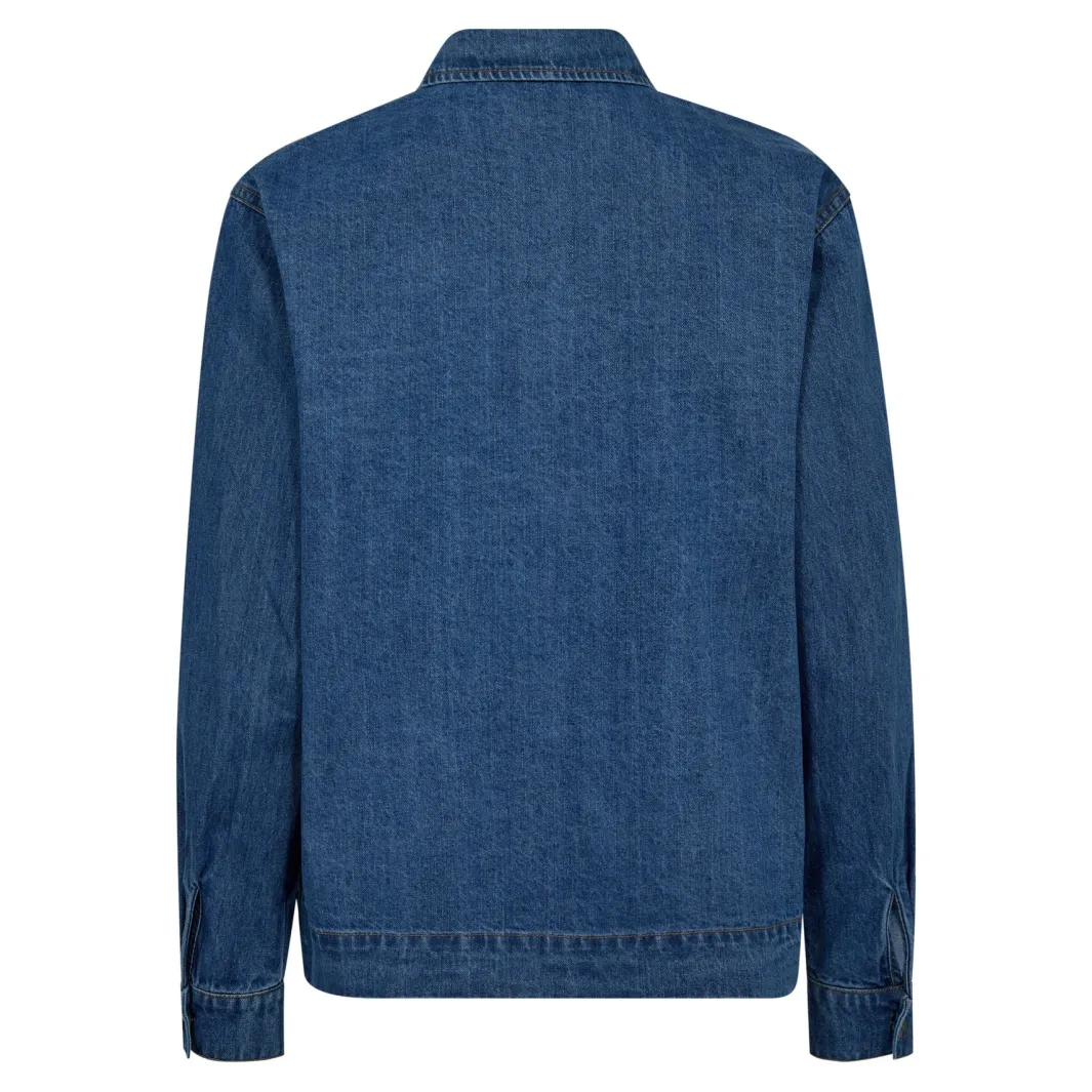 Clearance Co´Couture Delinacc Denim Shirt 35724 555 Dark Denim