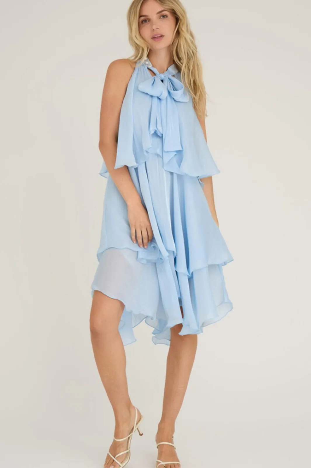 Hot A-View Demi Dress 282 Light Blue