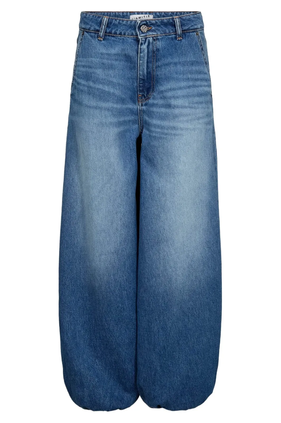 Online Haute L'Amitié Denim Harem Pant HL10617 Bleached Denim