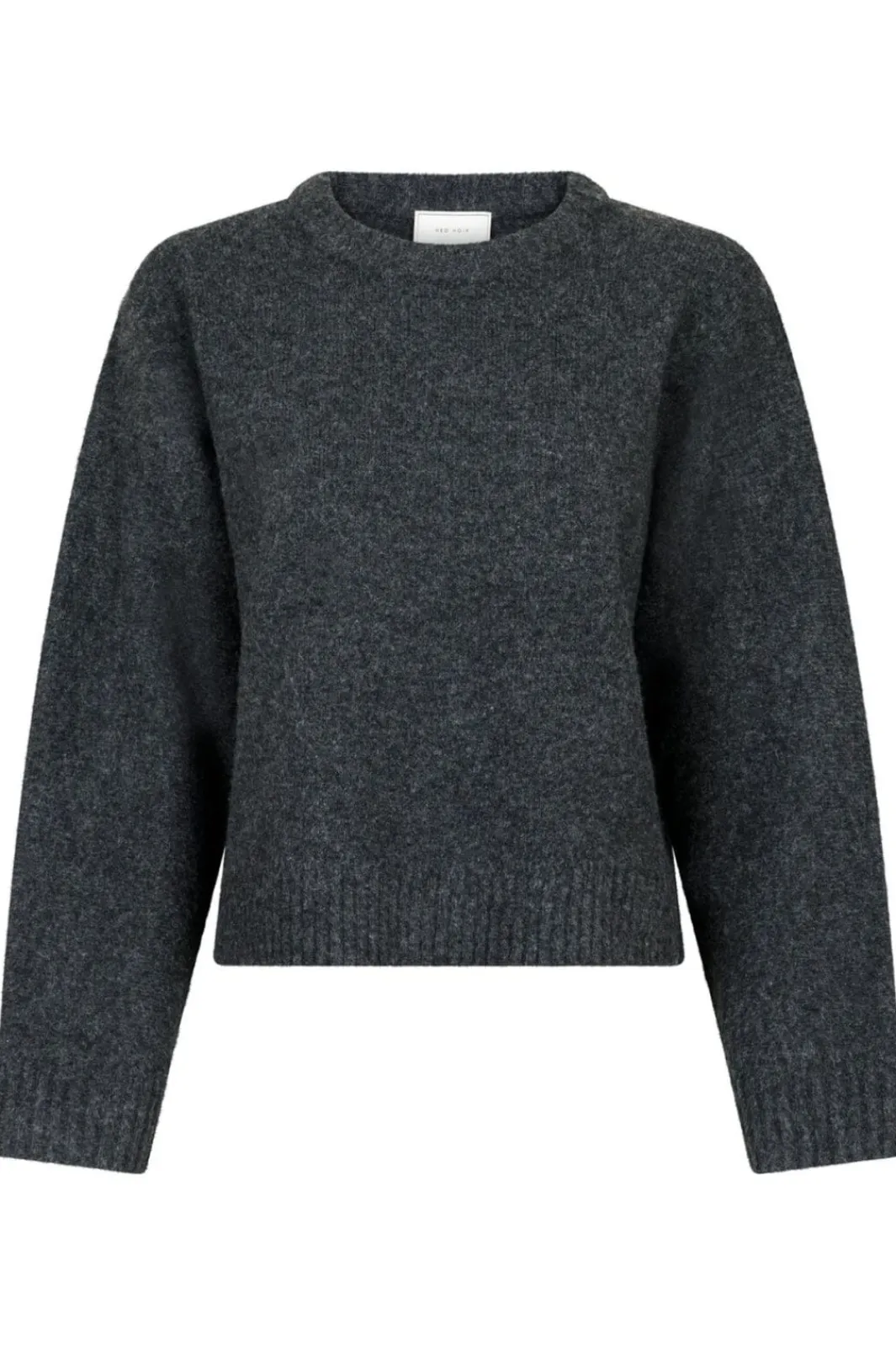 Neo Noir Detri Solid Knit Blouse Antracit