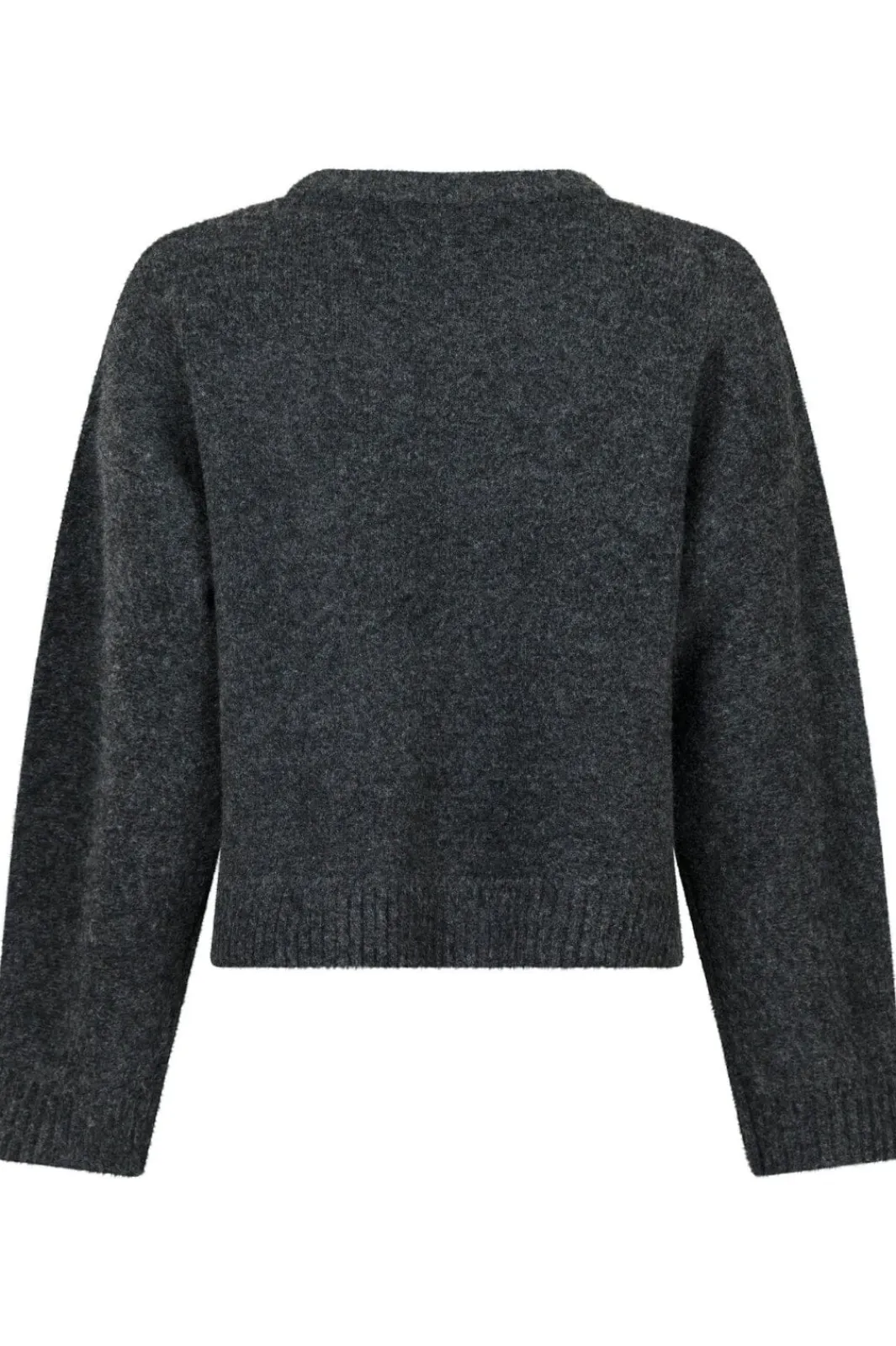 Neo Noir Detri Solid Knit Blouse Antracit