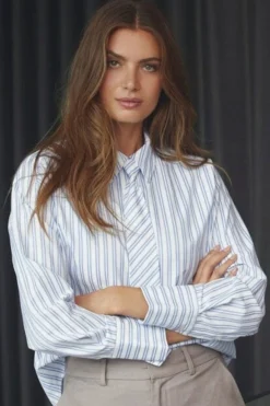 Best Co´Couture Devincc Stripe Tie Shirt 45018 17