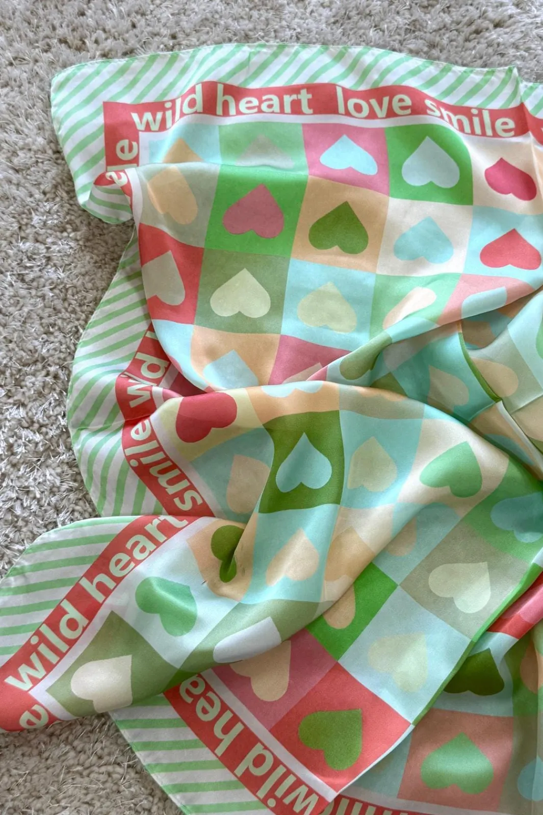 Discount A-bee Dina Scarf Green