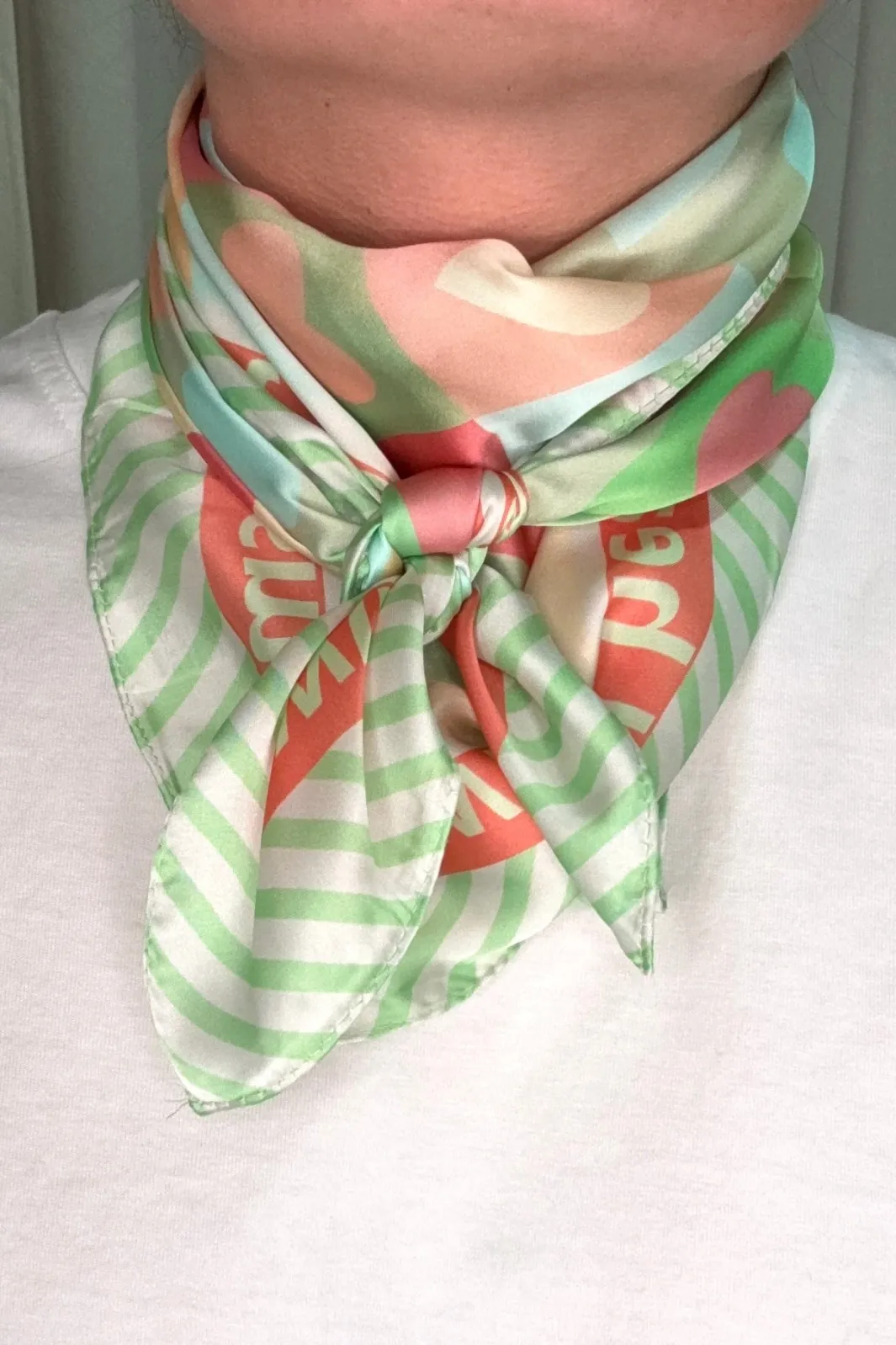 Discount A-bee Dina Scarf Green