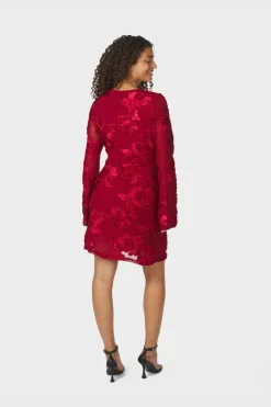Clearance Neo Noir Dirina Big Flower Mesh Dress 167279 160