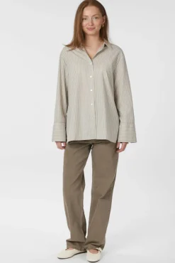 Online Neo Noir Dita Double Stripe Shirt 166420 122