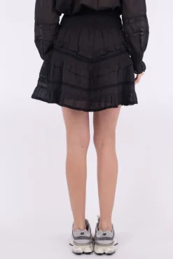 Best Neo Noir Donna S Voile Skirt Black