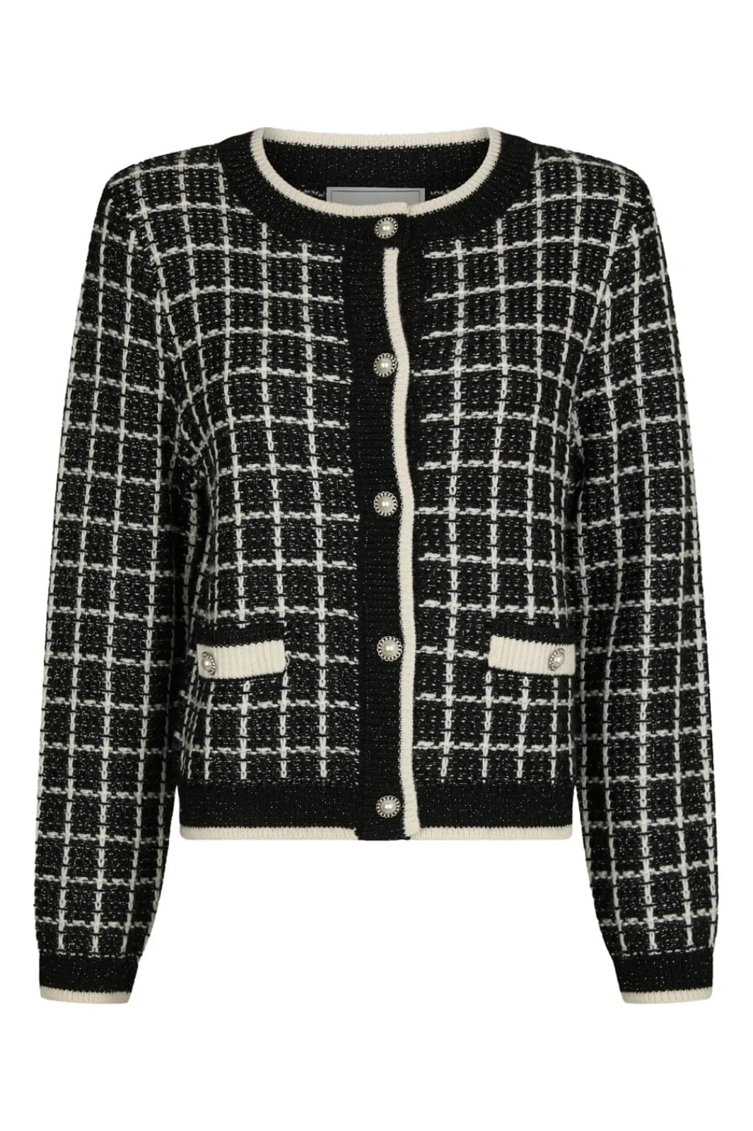 Neo Noir Doro Stitch Knit Cardigan 164513 100