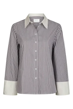 Clearance Neo Noir Dranila Stripe Shirt 165982 210