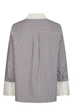 Clearance Neo Noir Dranila Stripe Shirt 165982 210