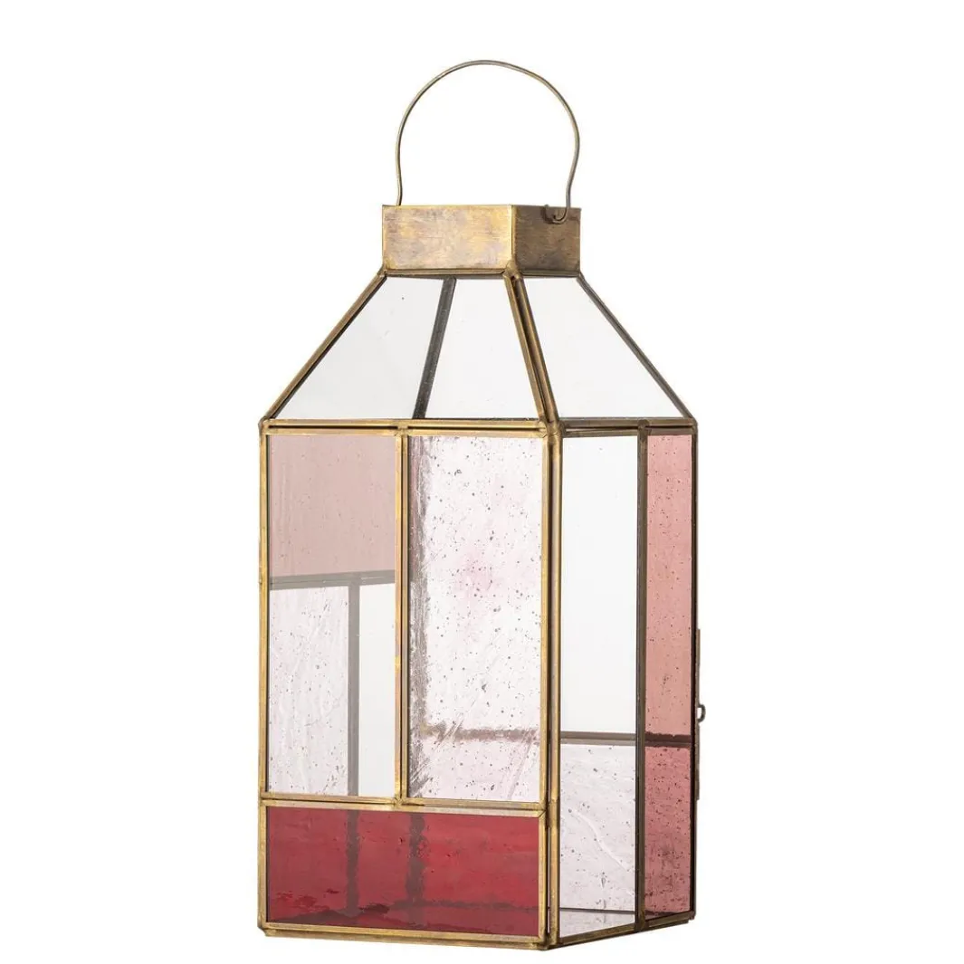 New Bloomingville Drew Lanterne, Rosa, Glas 82072736 Rose