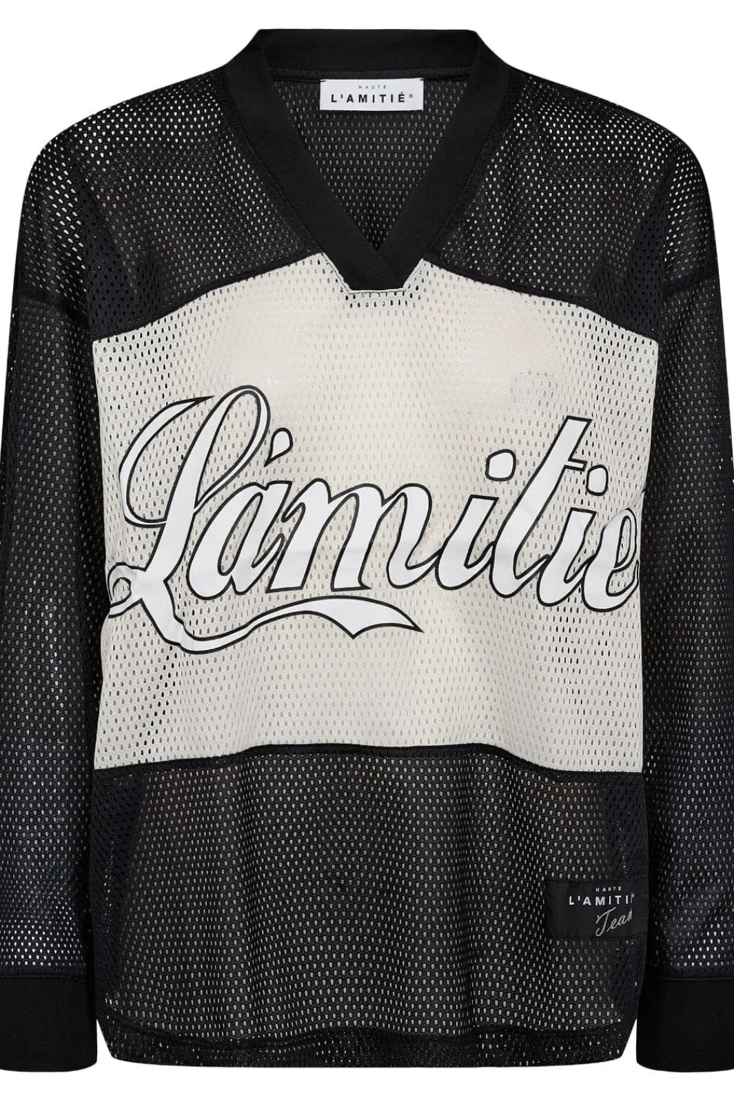 Discount Haute L'Amitié Drift Mix Logo Blouse HL10323 Black