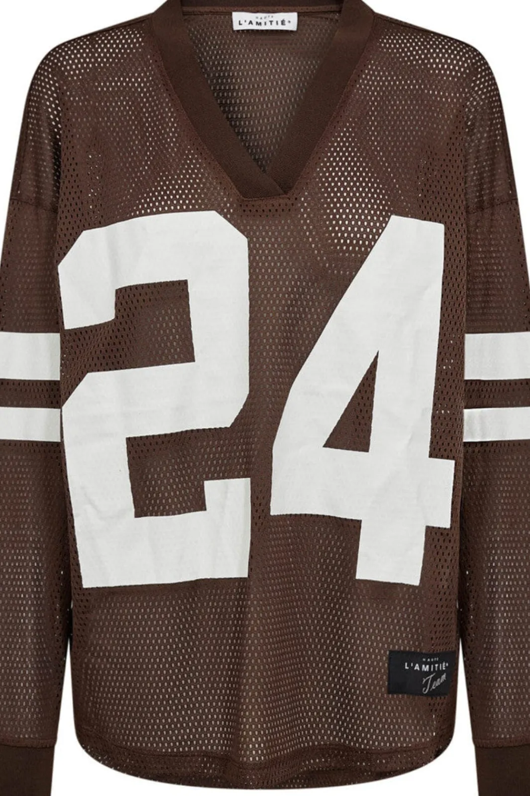 Haute L'Amitié Drift Number Ls Tee HL10287 Mocca