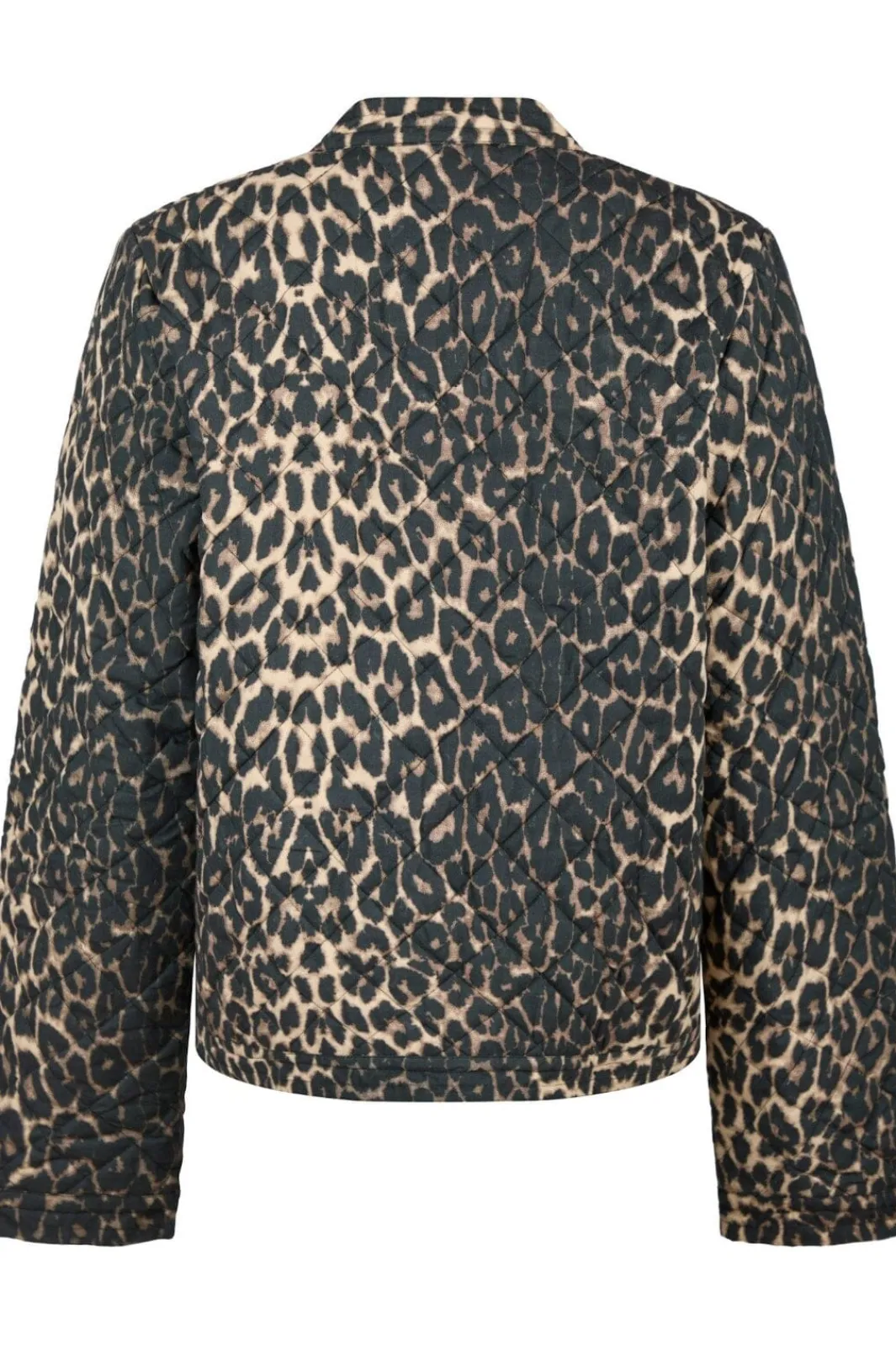 Neo Noir Dubbie Leo Quilt Jacket Leopard