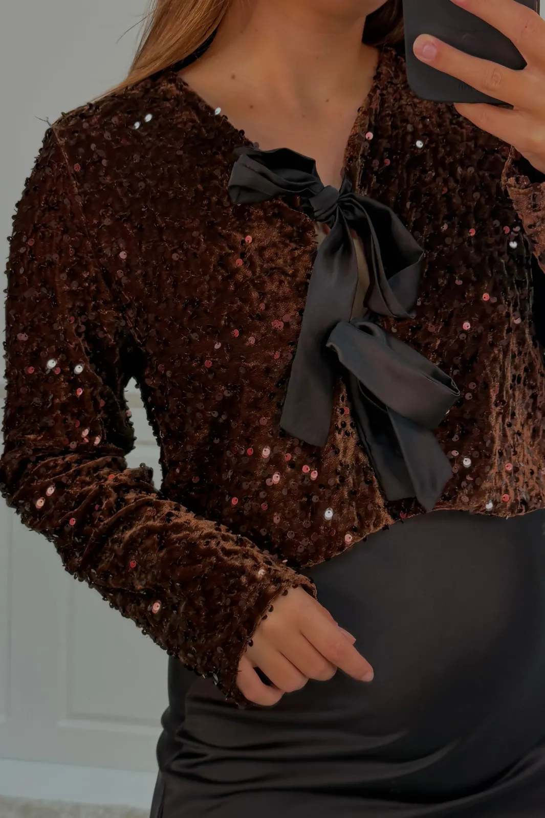 New A-bee Edda Blouse Dark Maroon