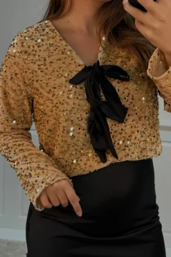 A-bee Edda Blouse Gold