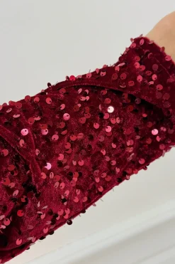 Online A-bee Edda Blouse Burgundy
