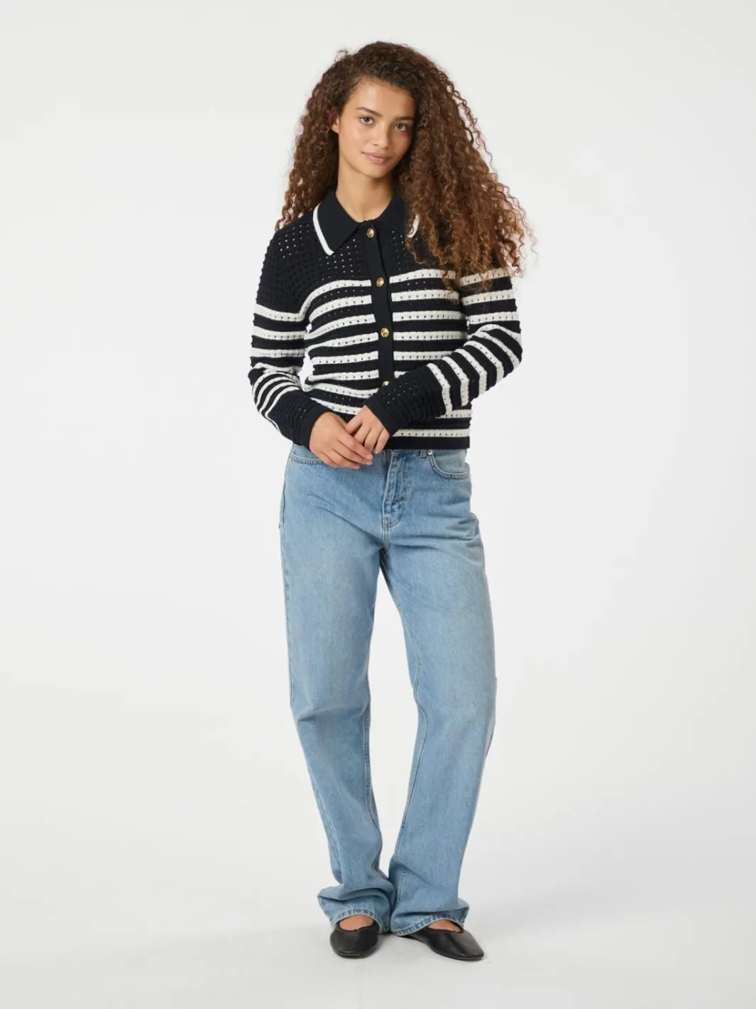 Online Neo Noir Effie Knit Cardigan 164571 141
