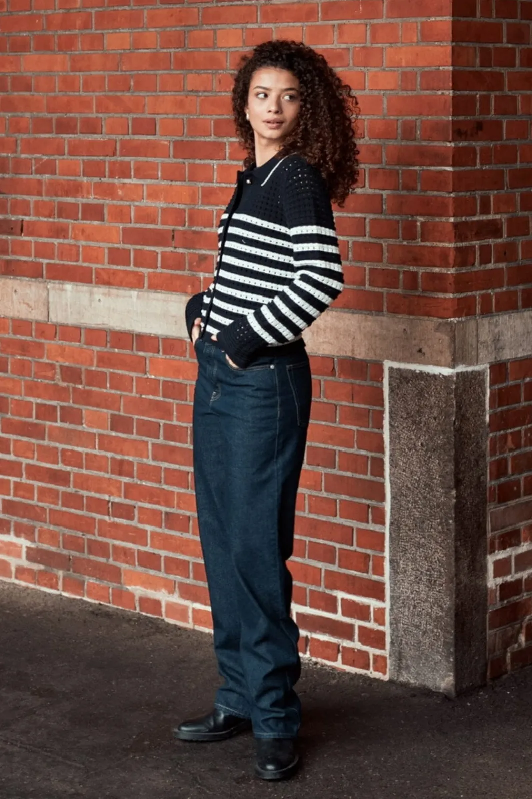 Online Neo Noir Effie Knit Cardigan 164571 141