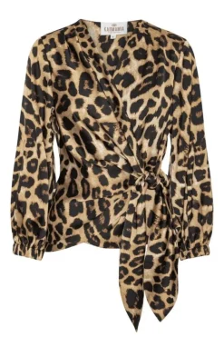 New Karmamia Elena Blouse 2211 Hammered Leopard