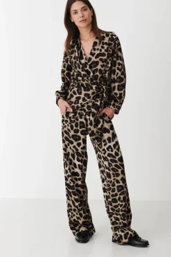 New Karmamia Elena Blouse 2211 Hammered Leopard