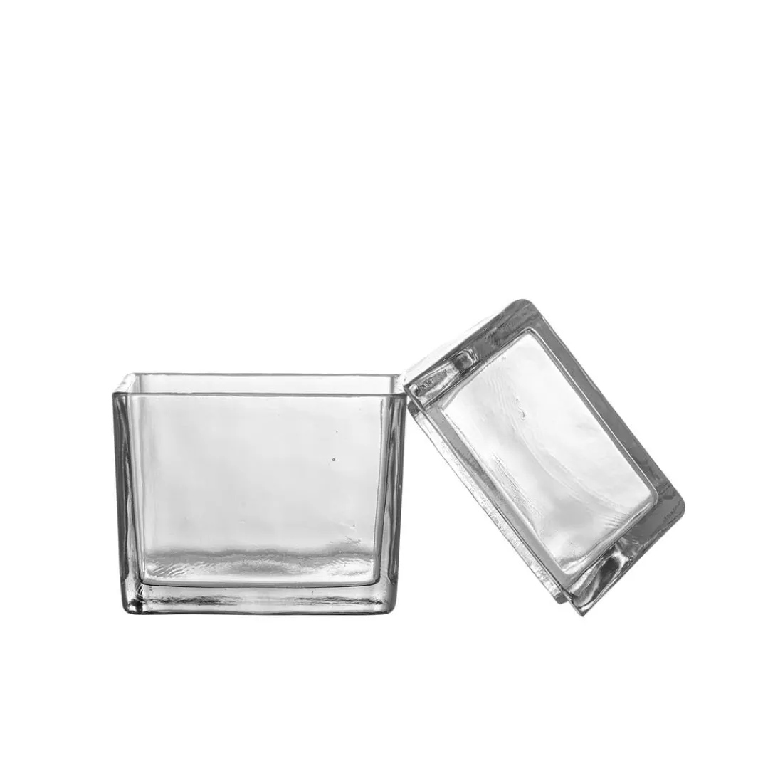 Clearance Bloomingville Elius Krukke m/låg, Klar, Genanvendt Glas 82068544 Clear