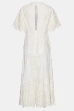 Online BYIC Ellinoric Lace Long Dress vw Vintage White