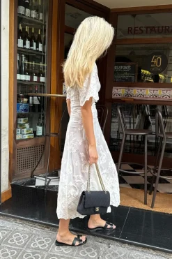 Online BYIC Ellinoric Lace Long Dress vw Vintage White