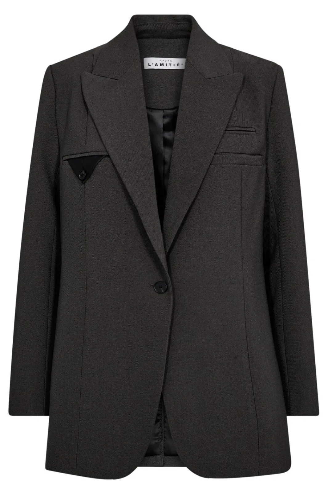 Haute L'Amitié Emerald Single Blazer HL10278 Grey