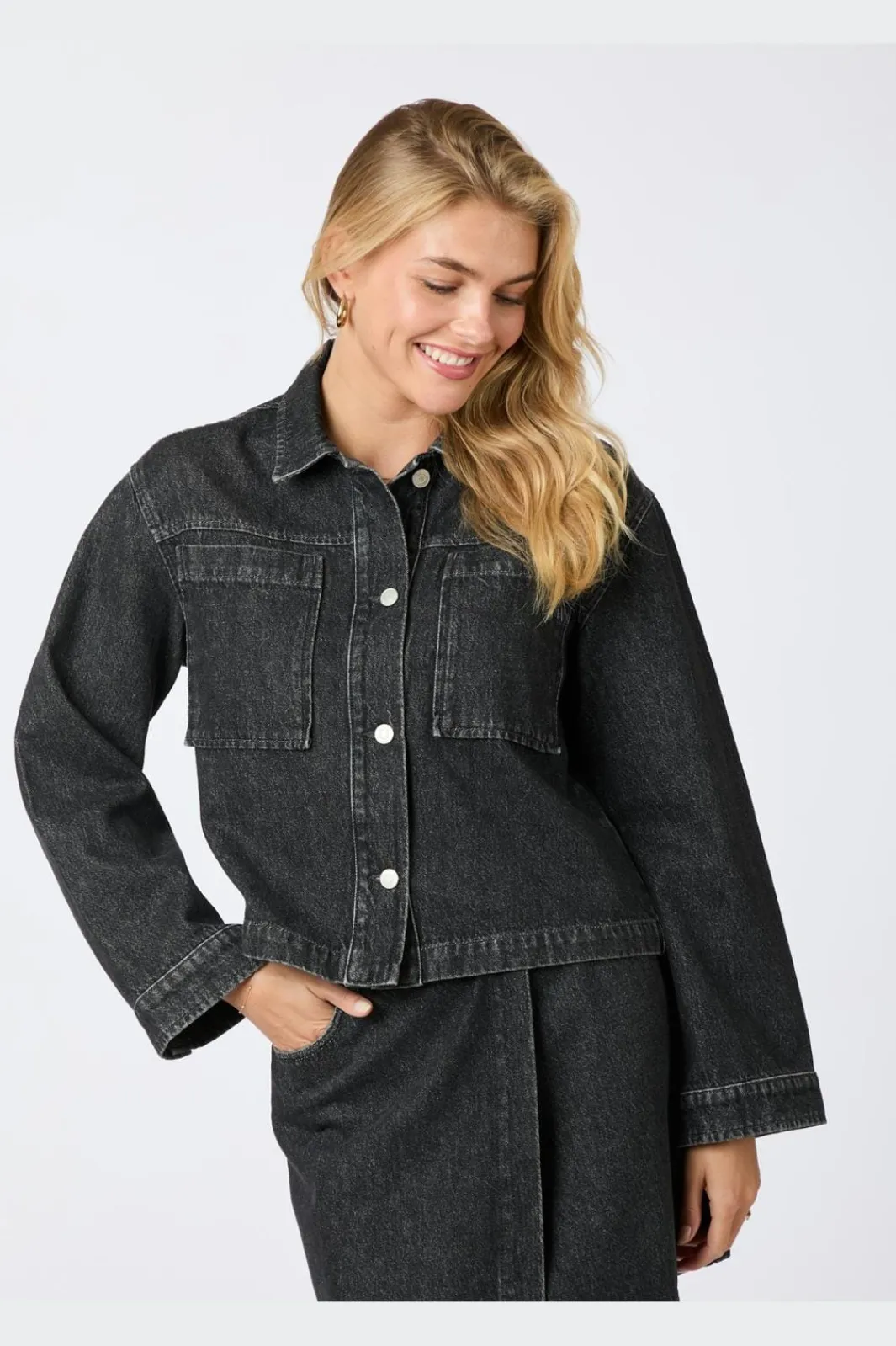 Best Neo Noir Emilia D Jacket Dark Grey