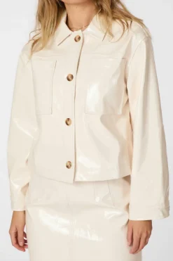 New Neo Noir Emilia Patent Jacket 164794 122