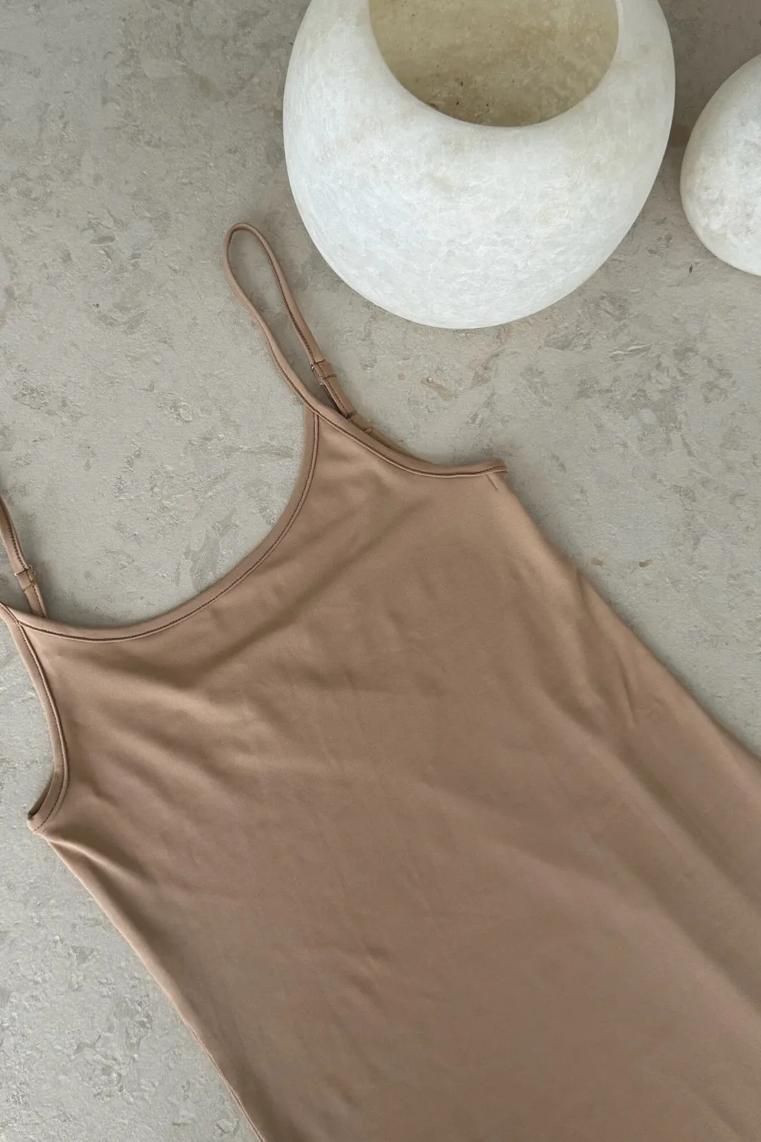 BYIC Emmaic Slip Dress beige Beige