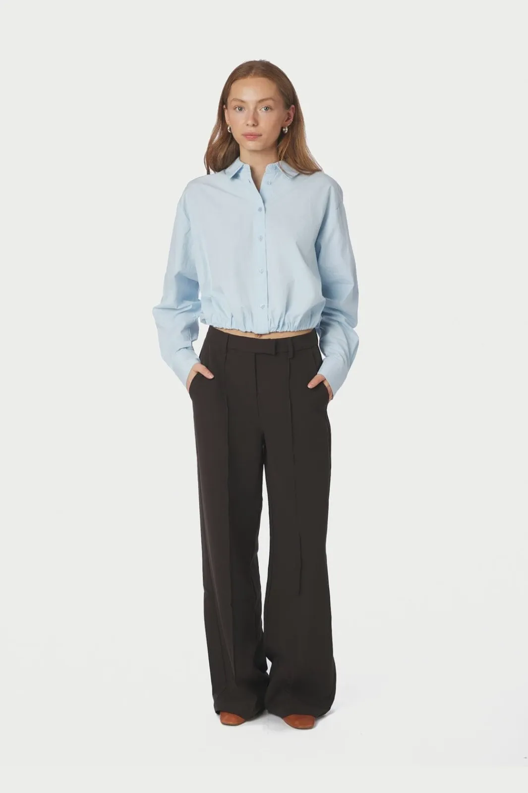 New Neo Noir Emmana C Poplin Shirt 167941 145