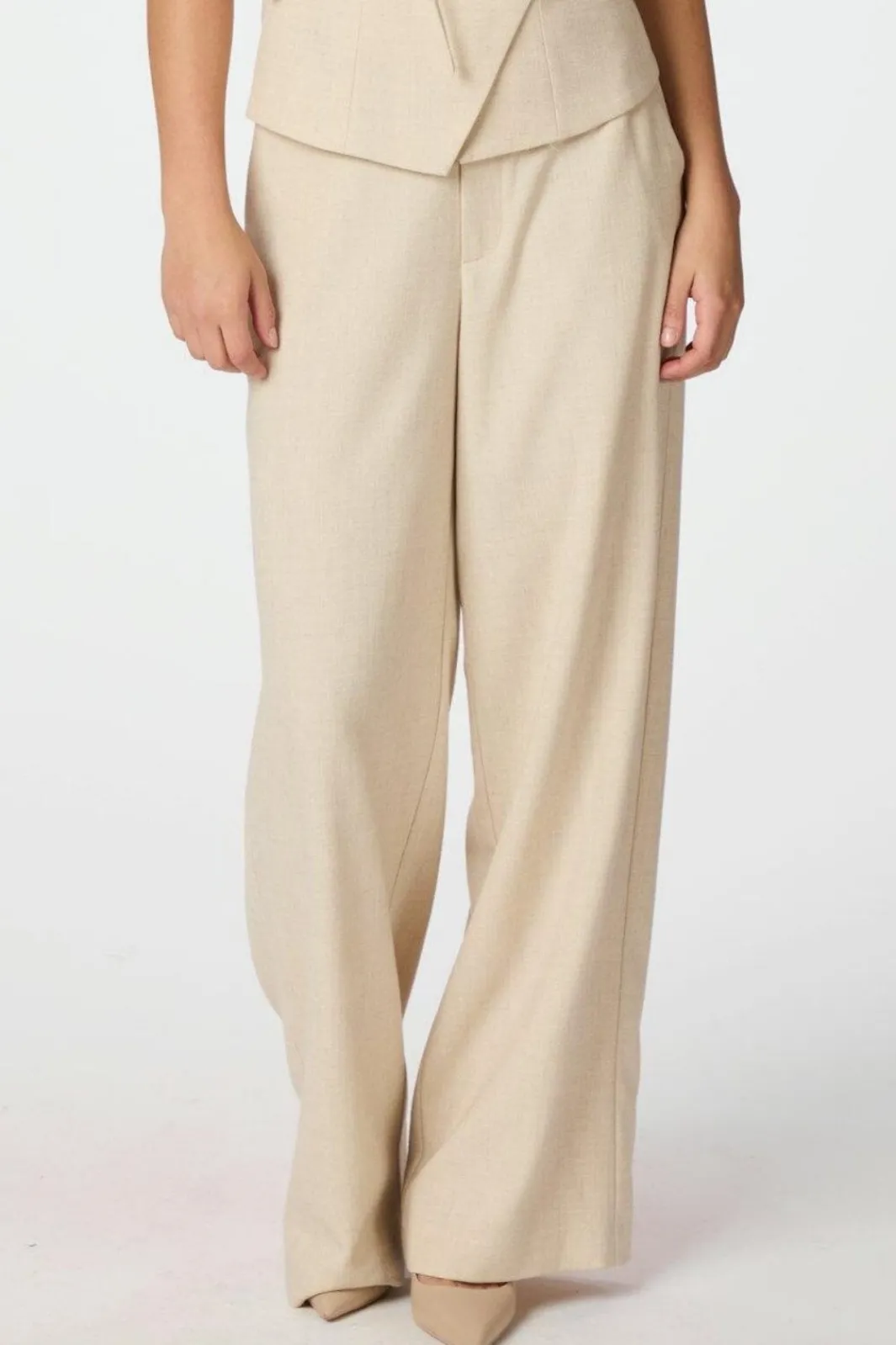 New Neo Noir Emmett Melange Pants 165059 976
