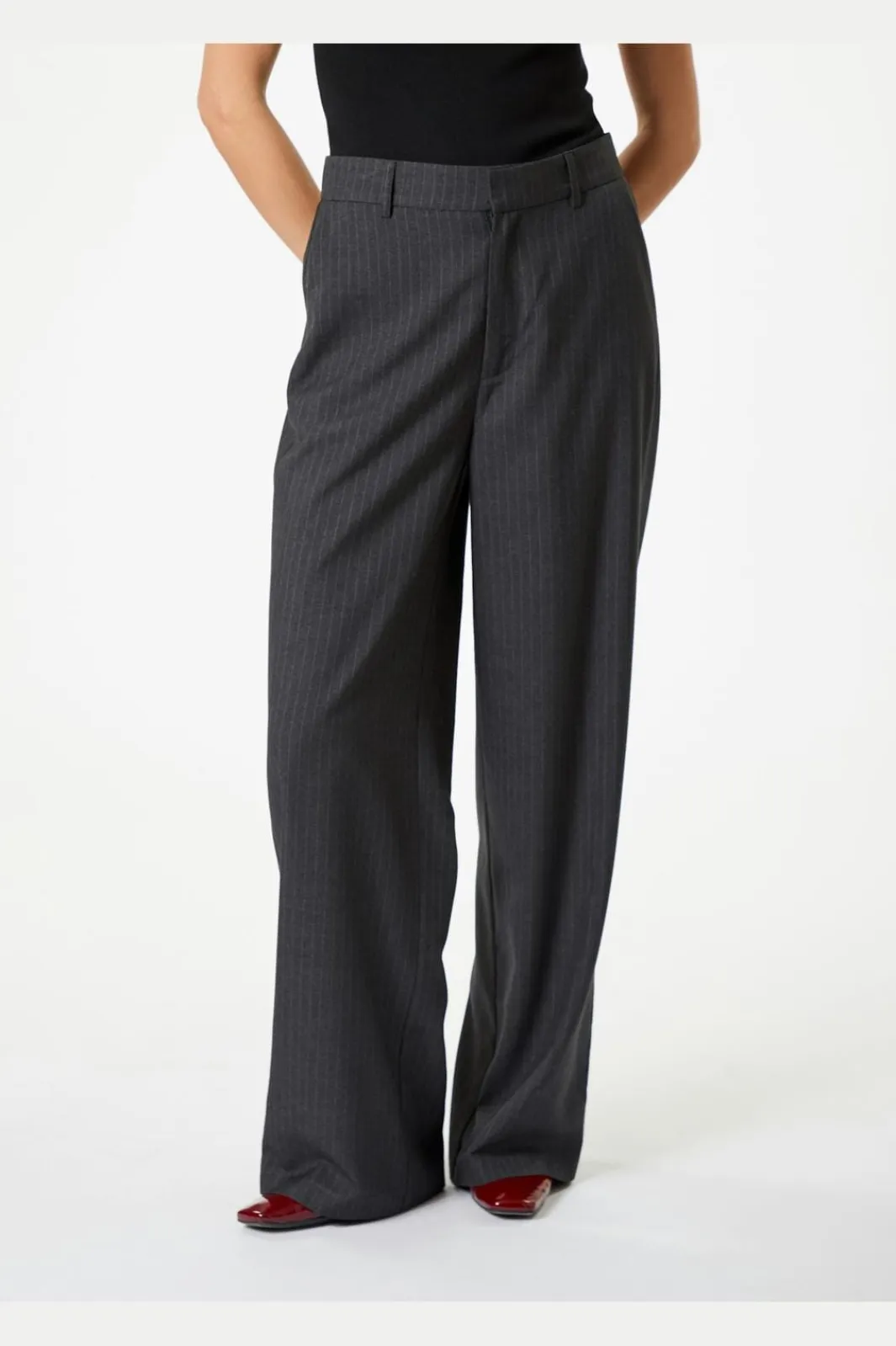 Clearance Neo Noir Emmett Pinstripe Pants Antracit