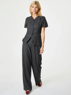 Clearance Neo Noir Emmett Pinstripe Pants Antracit