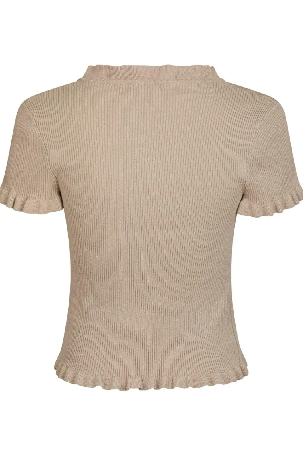 Clearance Neo Noir Esla Frill Knit Tee 164432 213