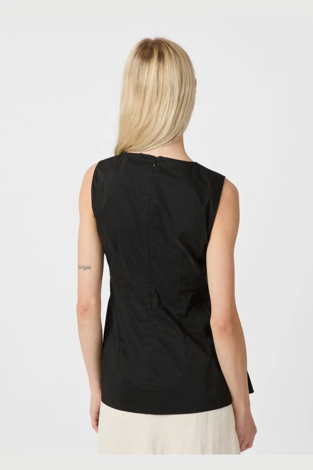 Hot Neo Noir Esteves Poplin Top 165379 100