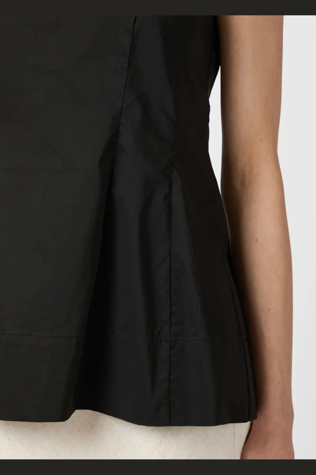 Hot Neo Noir Esteves Poplin Top 165379 100