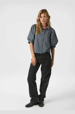 Clearance Neo Noir Etta Stripe Shirt 166862 141