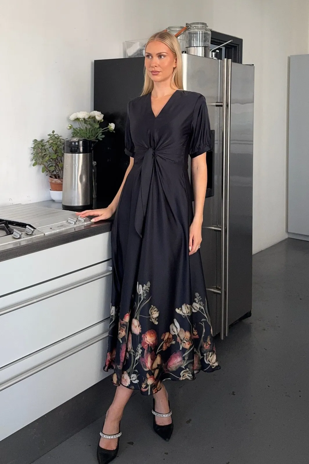 Best Karmamia Faye Dress 2307 Black Blossom