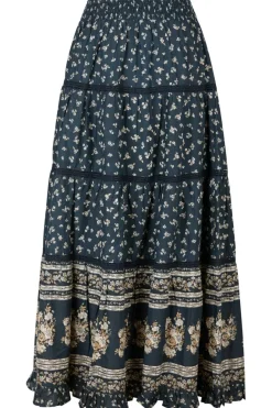 Outlet Neo Noir Felicia Mini Border Skirt 162569 Camel