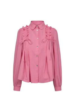 Discount Liberte Fie Ls Frill Shirt 22308 Pink