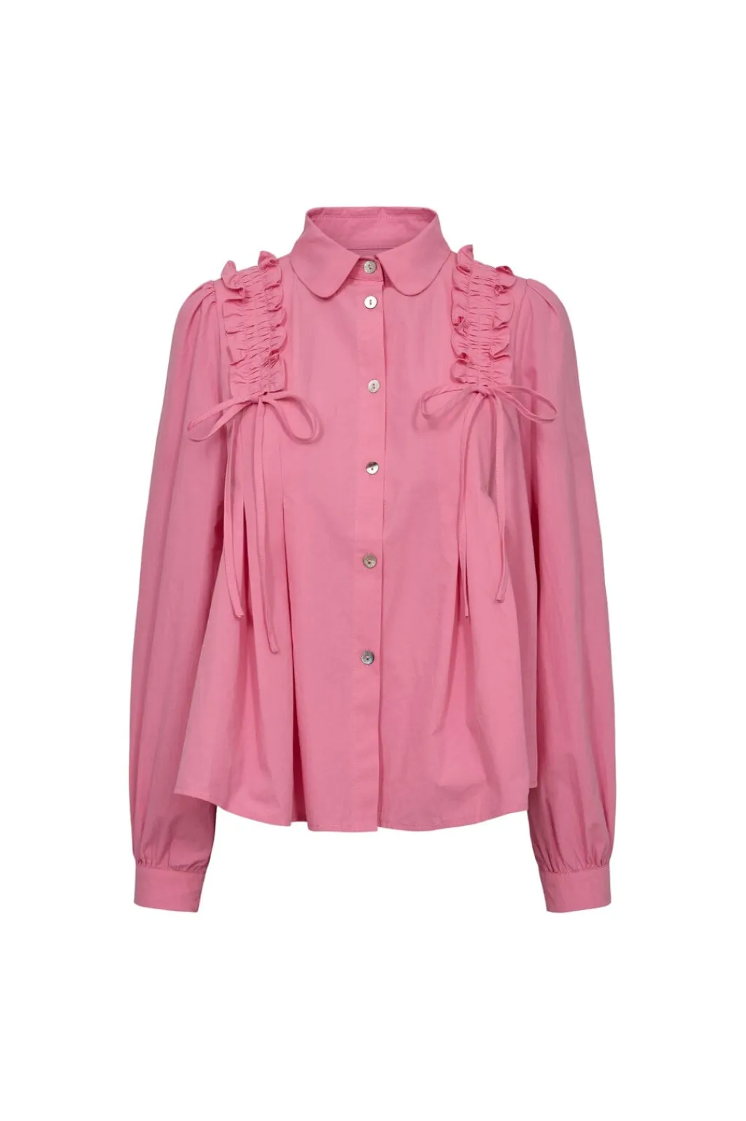 Discount Liberte Fie Ls Frill Shirt 22308 Pink