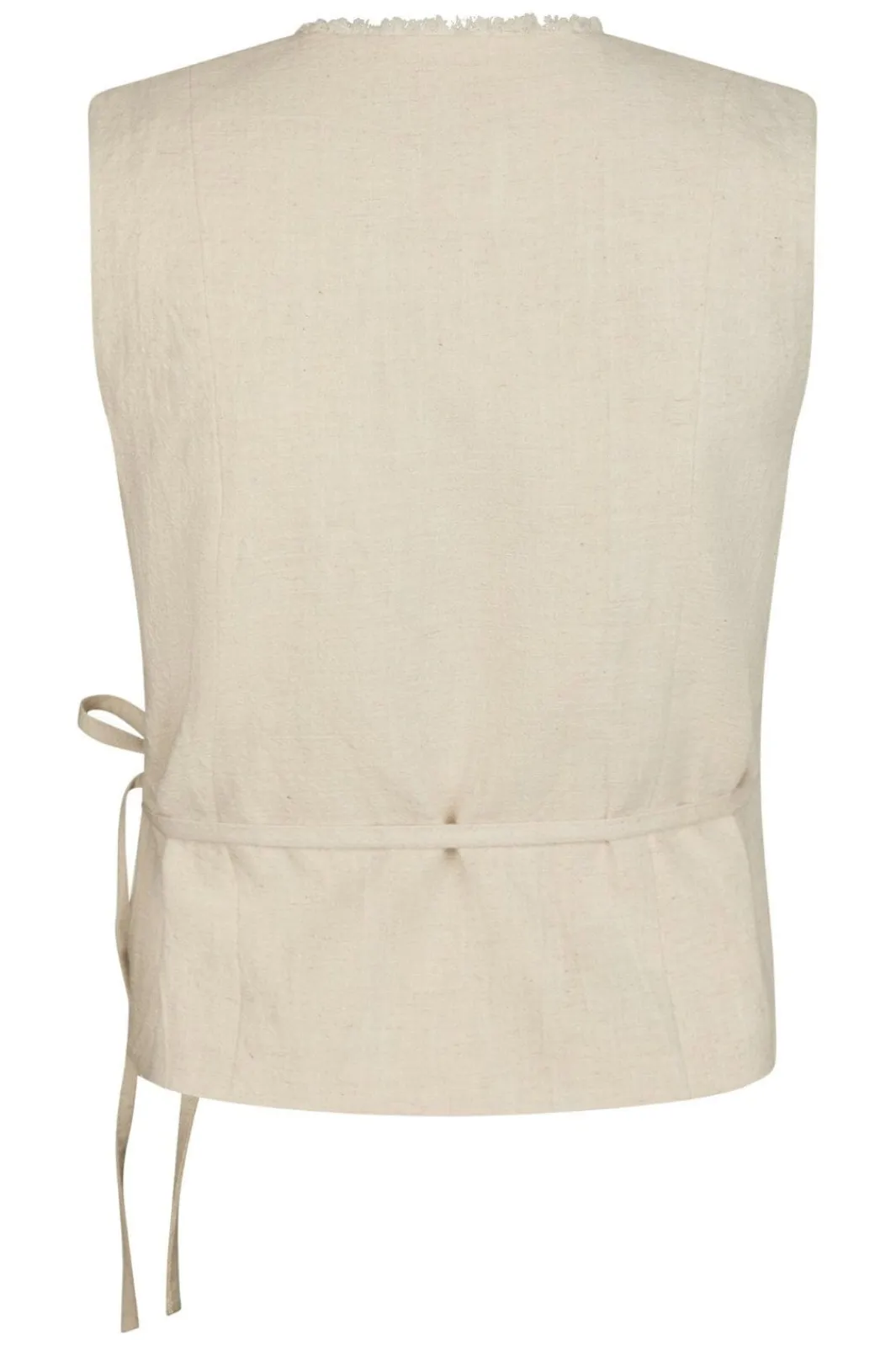 New Neo Noir Filora Ramie Wrap Waistcoat 166243 815