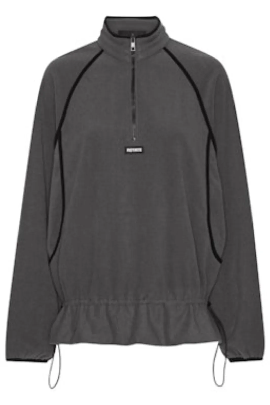 Best Rotate Fleece Half Zip Jacket 1153681205 1205 Gray Pinstripe