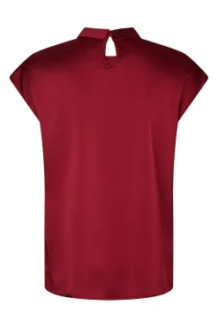 Outlet Neo Noir Fleur Drapy Satin Blouse 160990 682