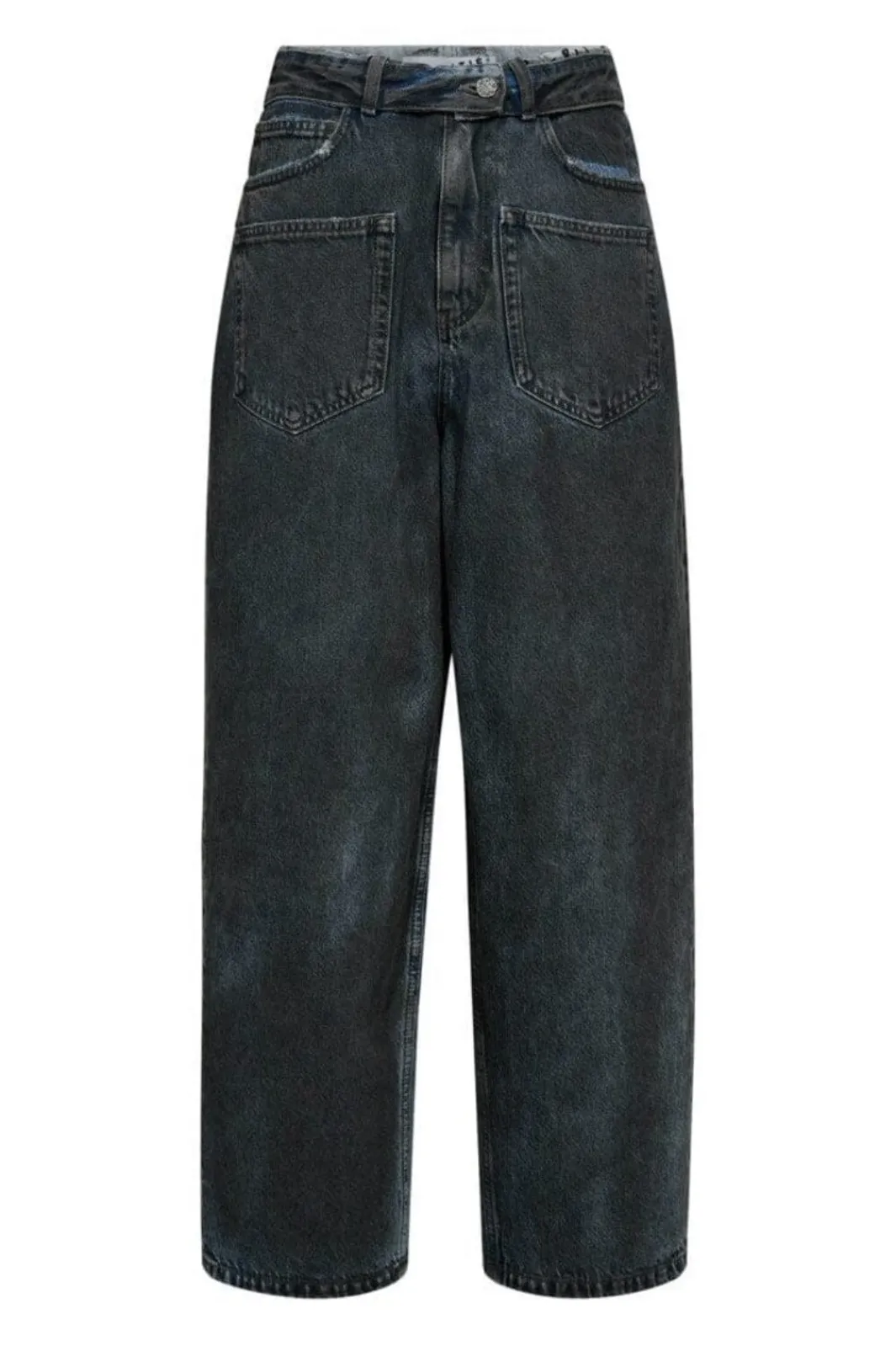 Outlet Haute L'Amitié Flip Waist Pocket Jeans HL10228 Black